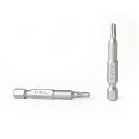 Superior Steel T20 Single End Torx Screwdriver Bits - 2 Inch Long, PK 10 BT220-10PK